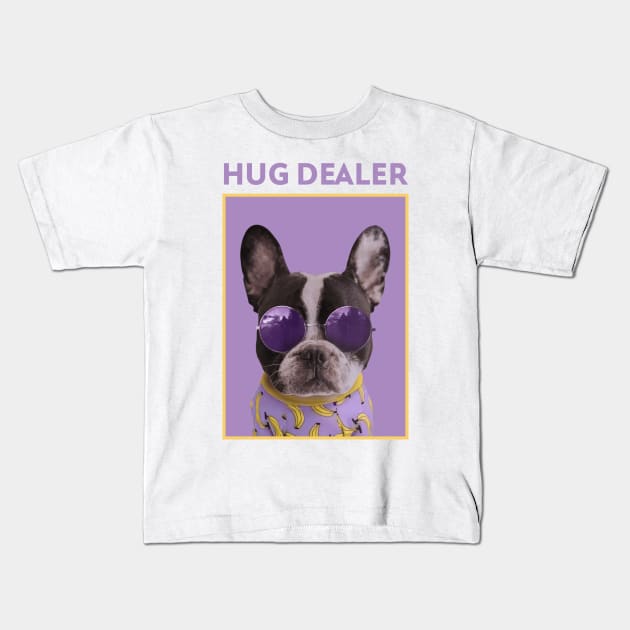 Hug dealer Kids T-Shirt by Elite Wear 